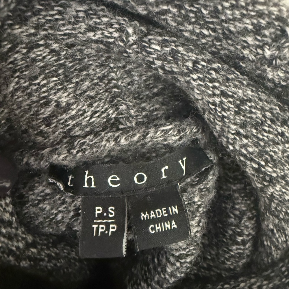 Theory Charcoal Knit Fabric - Picture 2 of 11